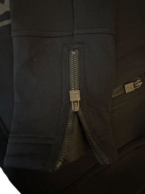 2004 Chanel Sport Technical Zip Jacket with Rubberized CC Shoulder Panels – Size 44