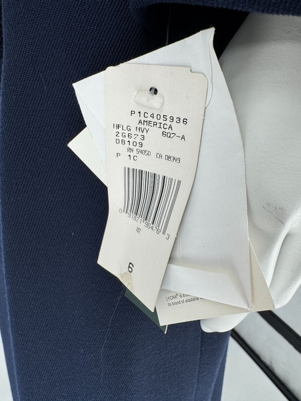 Lauren Ralph Lauren Navy Wool Blend Skirt Suit – Size 6 (NWT)