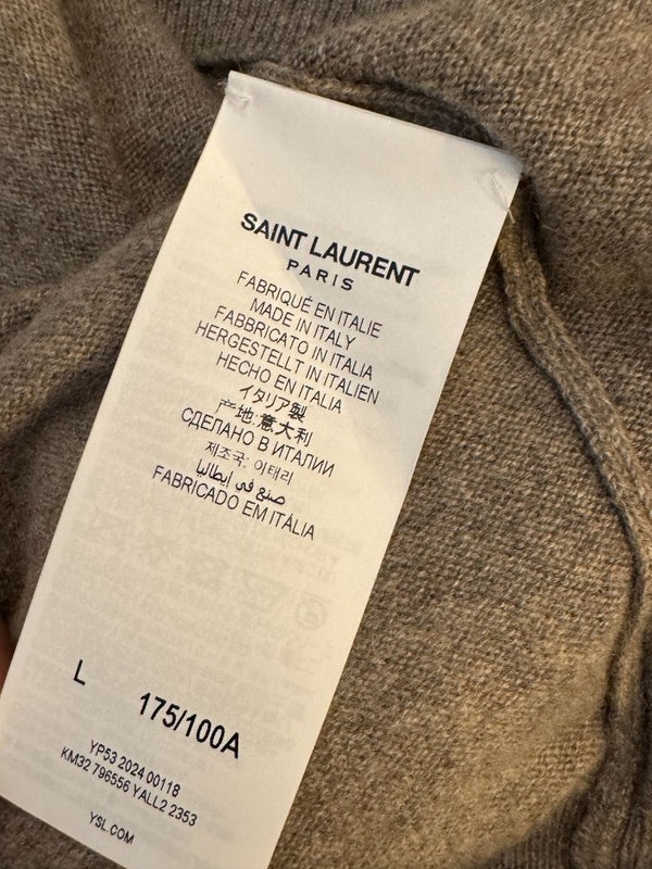 Mens Saint Laurent Paris 100% Cashmere Sweater – Size L