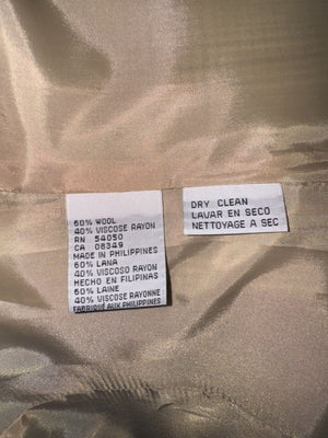 Rena Rowan Wool Blend Pant Suit – Size 6