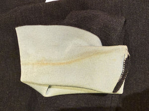 Thierry Mugler Vintage 90's Gray Knit Two-Piece Skirt Suit – Jacket Size L / Skirt Size M