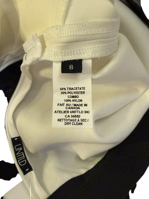 UNTLD Black Lace Two-Piece Skirt Suit – Size 8