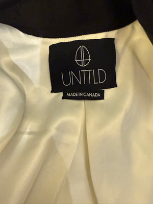 UNTLD Black Lace Two-Piece Skirt Suit – Size 8