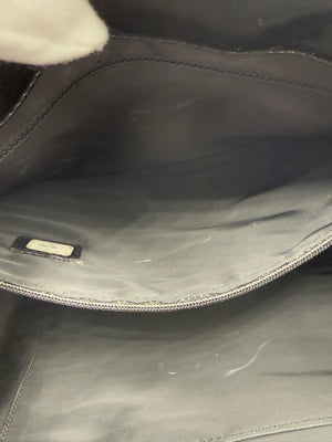 Chanel CC Turnlock Patent Tote with Silver Chain/Hardware