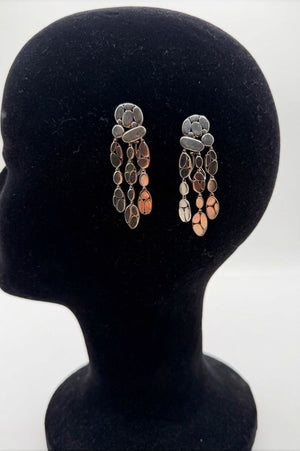 John Hardy Kali Sterling Silver Pebble Station Necklace & Drop Earrings Set