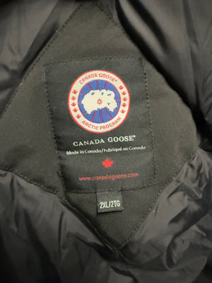 CANADA GOOSE Langford Parka w/ Coyote Fur Hood Color Black Sz XXL