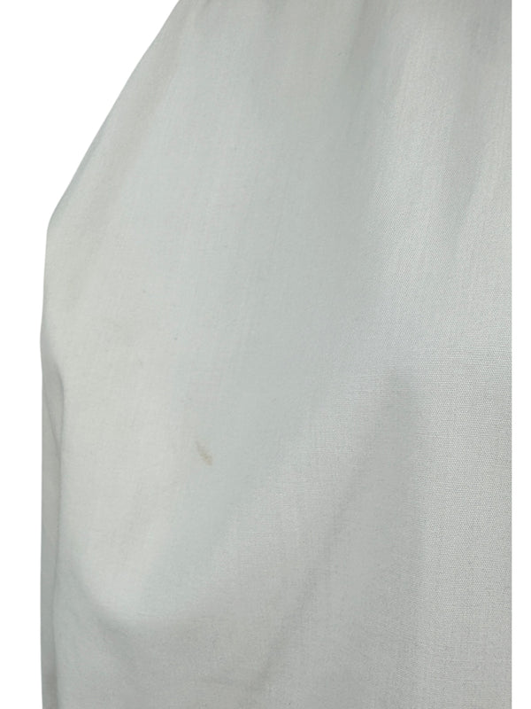 Burberry Brit White Stretch Cotton Nova Check Trim Button Front Shirt XL