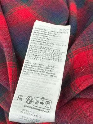 Maison Margiela x Pendleton Distressed Wool-Lined Denim Jacket – Indigo Blue | Size 52