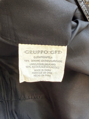 Emanuel Ungaro Liberté Crinkled Patent Leather Skirt – Size 12/46