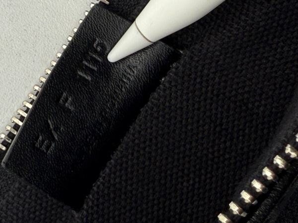 Givenchy Black Leather 'I Feel Love' Medium Clutch