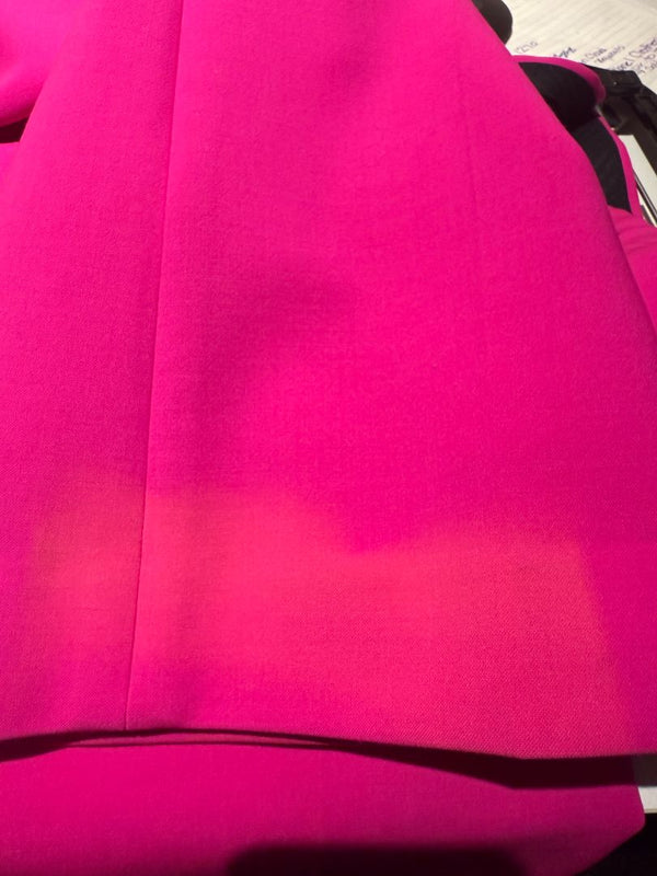 Victoria Victoria Beckham Fuchsia Wool-Blend Tailored Trousers – Size US 10