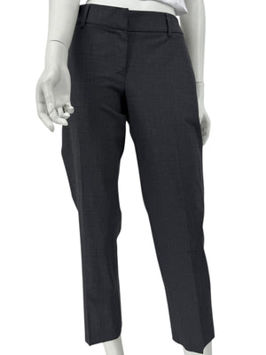 Brunello Cucinelli Women's Charcoal Gray Cropped Tailored Pants – Size 40 IT / US 10