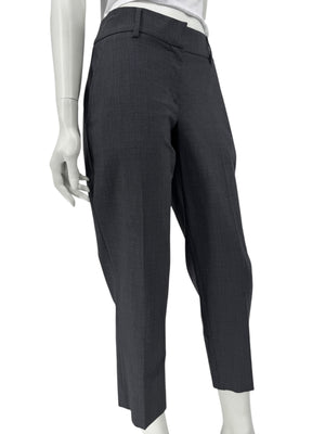 Brunello Cucinelli Women's Charcoal Gray Cropped Tailored Pants – Size 40 IT / US 10