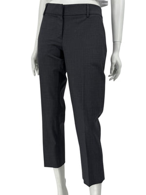 Brunello Cucinelli Women's Charcoal Gray Cropped Tailored Pants – Size 40 IT / US 10