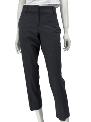Brunello Cucinelli Women's Charcoal Gray Cropped Tailored Pants – Size 40 IT / US 10