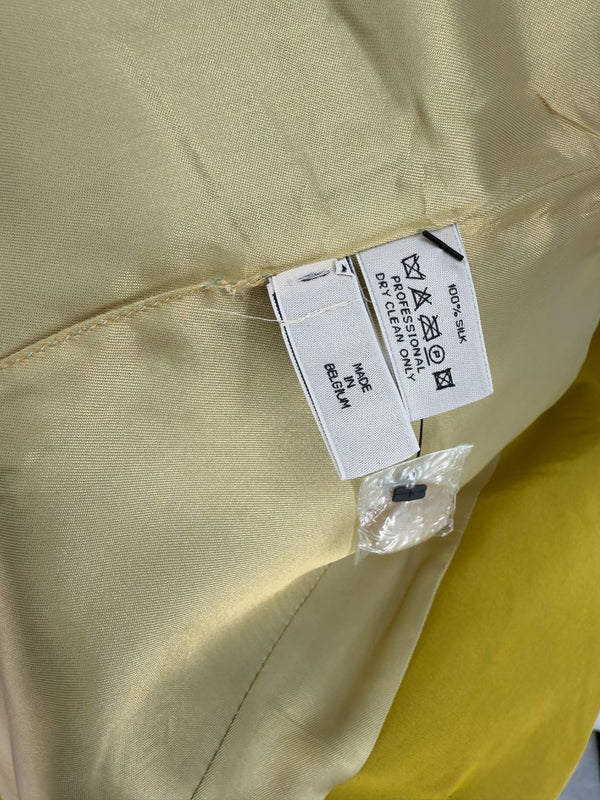 Pauw Amsterdam 2-Piece Silk Peplum Vest & Convertible Wrap – Size 36