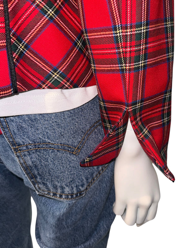 Pendleton Red Tartan Virgin Wool Blazer – Women's Size 10