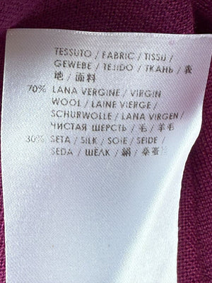 Stella McCartney Plum Knit Pullover & Pant Lounge Set – Size IT 42