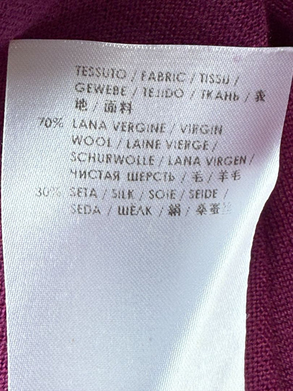 Stella McCartney Plum Knit Pullover & Pant Lounge Set – Size IT 42