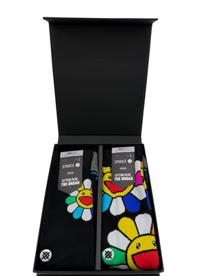 Takashi Murakami Flower Box Set Socks – Black – Size L