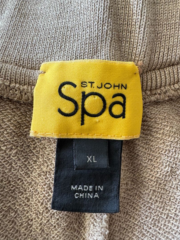 St. John Sport Spa Knit Utility Jacket & Pant Set – Jacket L / Pants XL