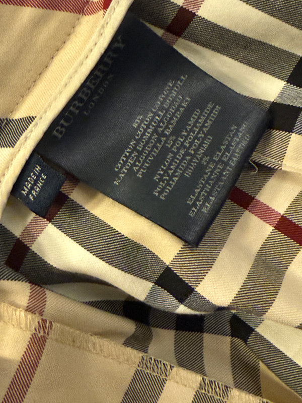 Burberry London Novacheck Straight-Leg Pants – Size UK 14 / US 12