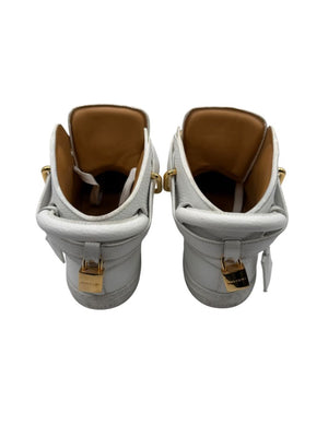 Buscemi 100MM White Leather High-Top Sneakers – Men’s Size 41
