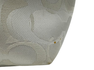 Coach Signature White Jacquard Shoulder Bag with Bee Appliqué | Style F053-7440
