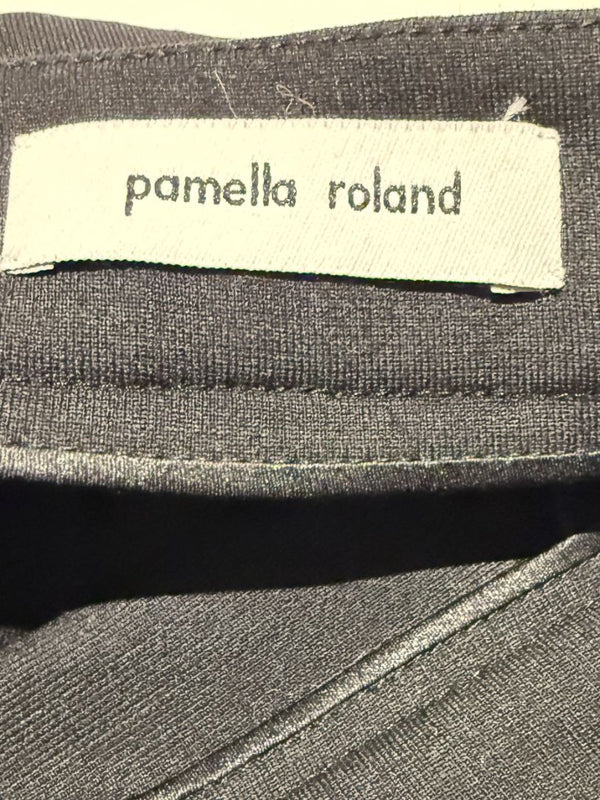 Pamella Roland Black Wool Blend Dress Pants Trousers – Large