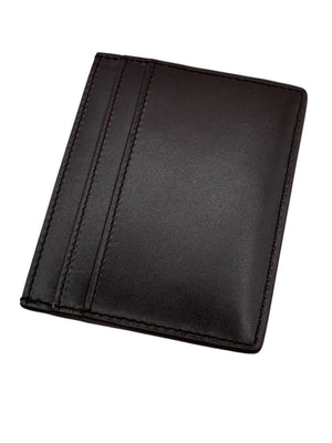 Saint Laurent Leather Card Holder - New In Box- Hot Wine