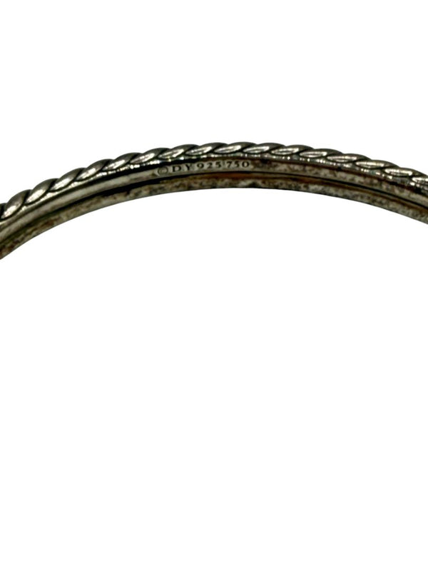 David Yurman 16mm  BRAND NEW Thoroughbred Loop Cuff Bracelet in Silver & 18k Gold