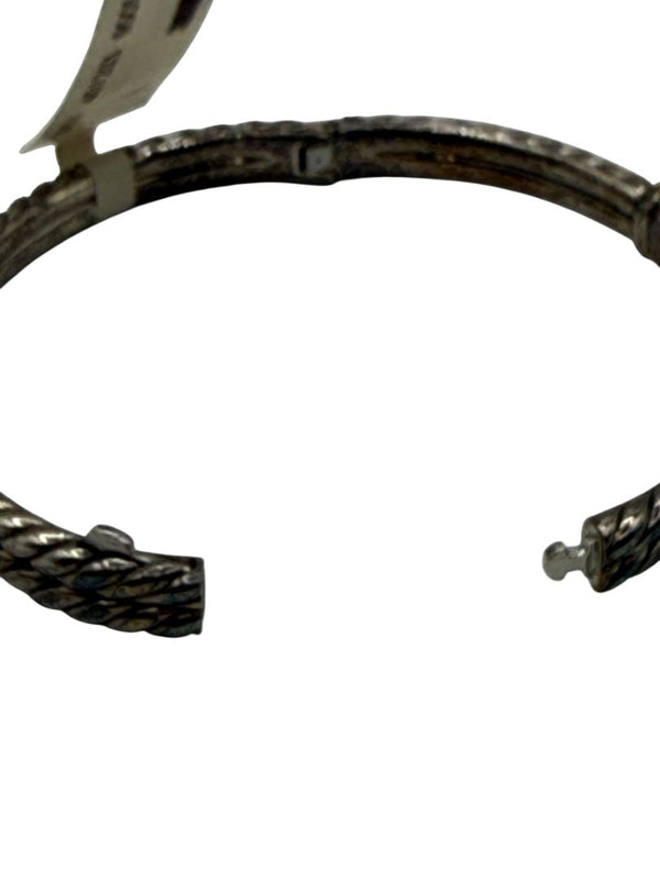 David Yurman 16mm  BRAND NEW Thoroughbred Loop Cuff Bracelet in Silver & 18k Gold