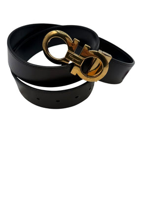 Salvatore Ferragamo Reversible Gancini Leather Belt – Size 38"(L/XL)