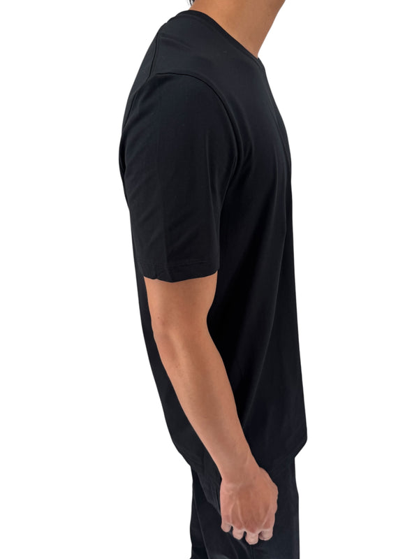 BOSS Hugo Boss Black Slim Fit Crew Neck Logo T-Shirt Mens XXL NWT Cotton Tee