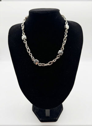 John Hardy Kali Sterling Silver Pebble Station Necklace & Drop Earrings Set