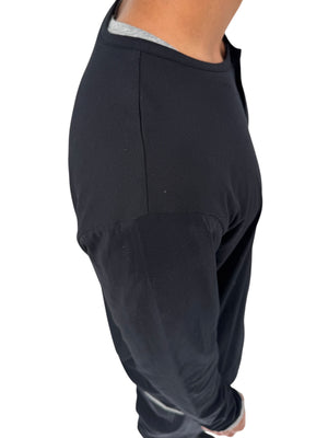 NWT BOSS Hugo Boss Extra Fine Merino Black Long Sleeve Henley Shirt L