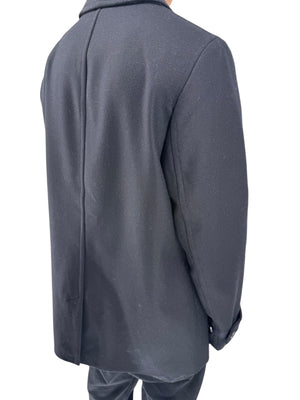 NWT Ted Baker London Navy Wool Blend Double Breasted Peacoat Size 6
