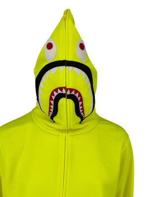 A Bathing Ape Neon Shark Full Zip Hoodie – Men's Size L