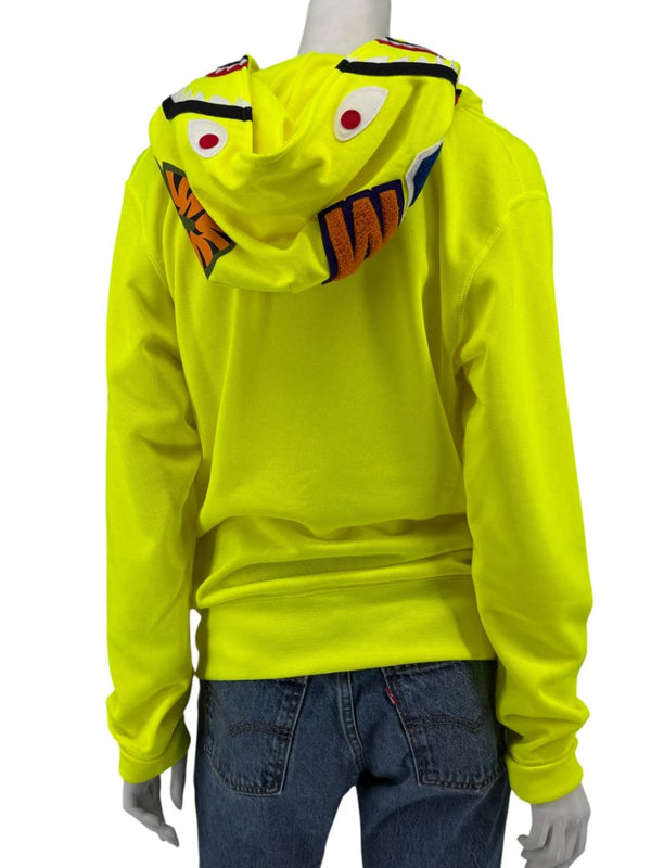 A Bathing Ape Neon Shark Full Zip Hoodie – Men's Size L