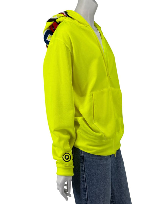 A Bathing Ape Neon Shark Full Zip Hoodie – Men's Size L