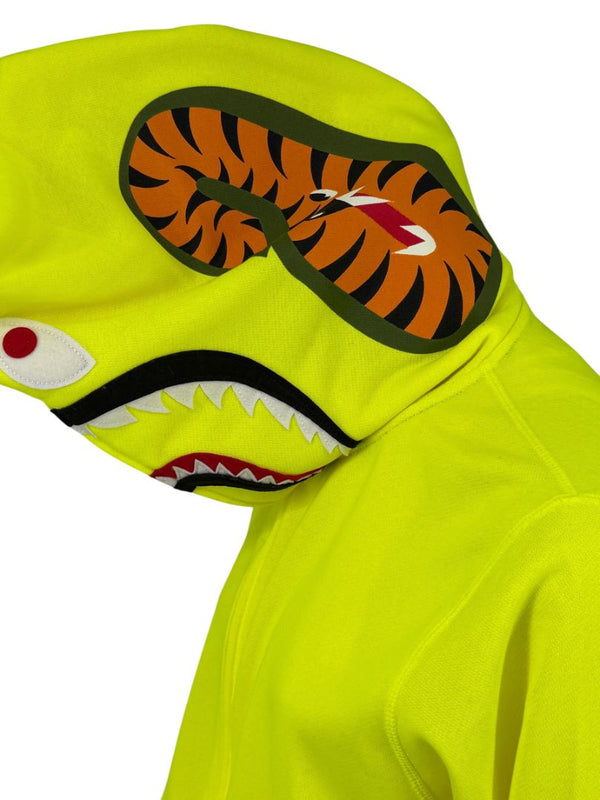 A Bathing Ape Neon Shark Full Zip Hoodie – Men's Size L