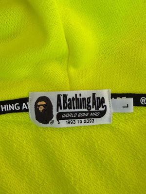 A Bathing Ape Neon Shark Full Zip Hoodie – Men's Size L