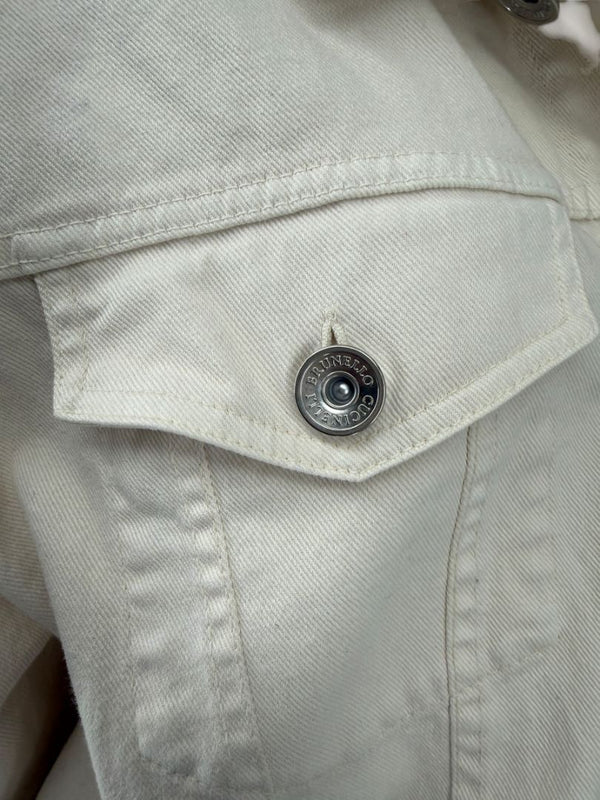 Brunello Cucinelli Luxury Cotton Denim Jacket Mens Size 60