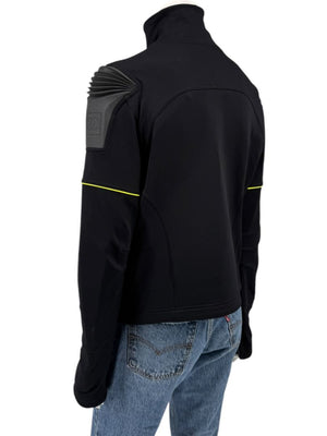 2004 Chanel Sport Technical Zip Jacket with Rubberized CC Shoulder Panels – Size 44