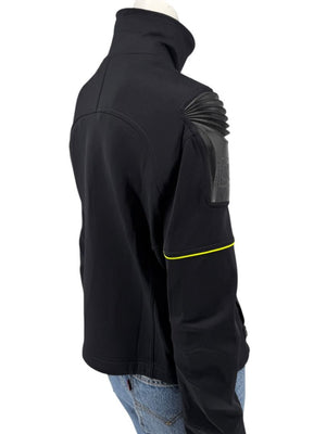 2004 Chanel Sport Technical Zip Jacket with Rubberized CC Shoulder Panels – Size 44