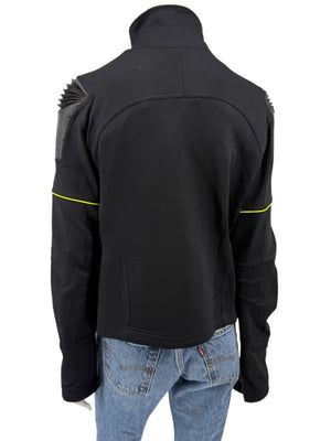 2004 Chanel Sport Technical Zip Jacket with Rubberized CC Shoulder Panels – Size 44