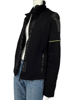 2004 Chanel Sport Technical Zip Jacket with Rubberized CC Shoulder Panels – Size 44