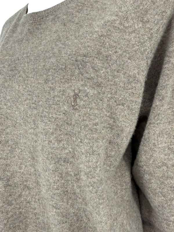 Mens Saint Laurent Paris 100% Cashmere Sweater – Size L