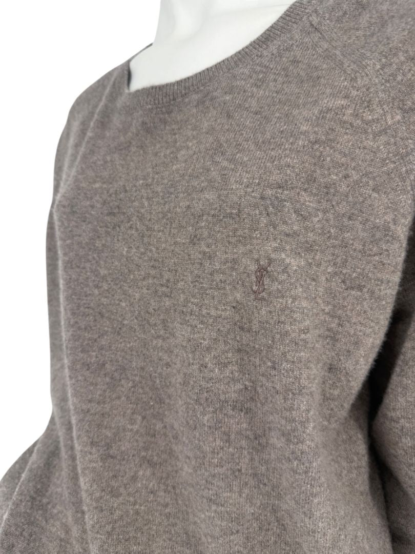 Mens Saint Laurent Paris 100% Cashmere Sweater – Size L