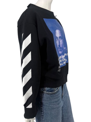 Off-White c/o Virgil Abloh “Business Casual” Bernini ‘Spliced’ Sweatshirt – Size S